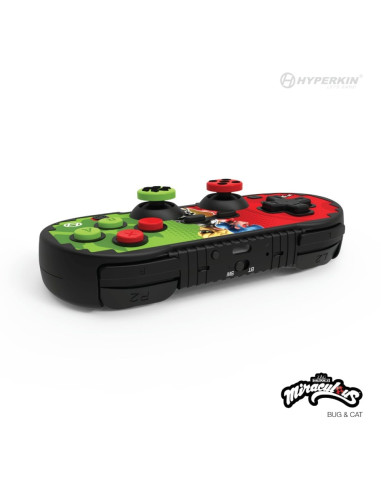 Hyperkin Pixel Art Zielony, Czerwony Bluetooth Gamepad Nintendo Switch, Nintendo Switch Lite, Nintendo Switch Oled