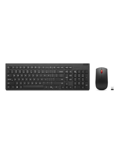 Lenovo 4X31R64457 Klawiatura Dołączona Myszka Biuro Rf Wireless Belgijski, Angielski Czarny