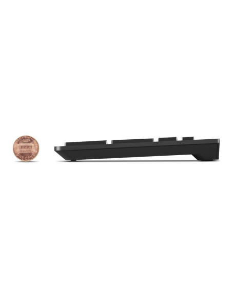 Lenovo 4X31R64457 Klawiatura Dołączona Myszka Biuro Rf Wireless Belgijski, Angielski Czarny