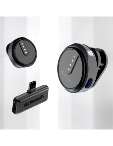 Streamplify Mic Go Czarny Mikrofon Przypinany