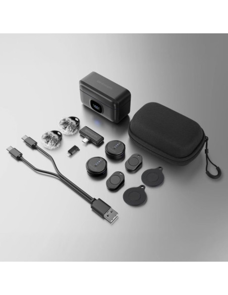 Streamplify Mic Go Czarny Mikrofon Przypinany
