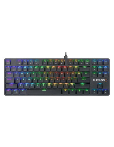 Klawiatura Bezprzewodowa Defender Cleikos Gk-135 Mechaniczna Bluetooth + 2.4 Ghz + Kabel Gaming Rgb Outemu