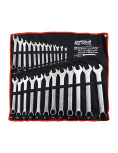Awtools Klucze Płasko-Oczkowe Komplet 25Elem. /6Mm-32Mm