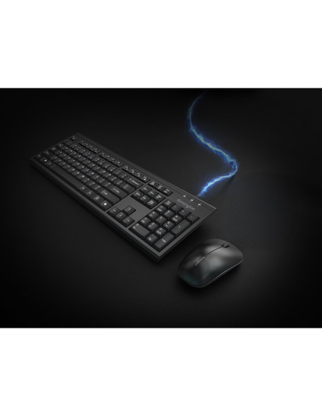 Kensington Km270 Eq Klawiatura Rf Wireless + Bluetooth Czarny