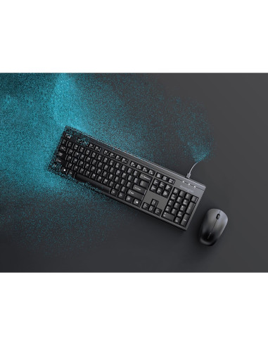 Kensington Km270 Eq Klawiatura Rf Wireless + Bluetooth Czarny