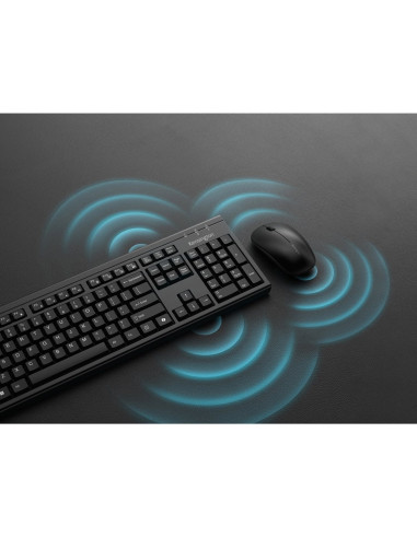 Kensington Km270 Eq Klawiatura Rf Wireless + Bluetooth Czarny