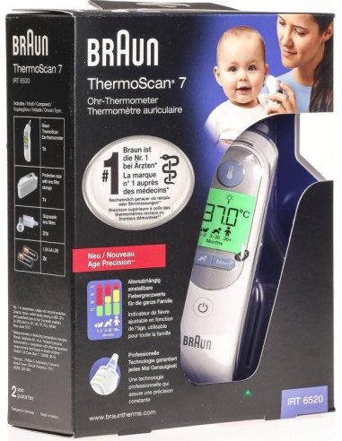 Braun Thermoscan 7 Teledetekcja Ucho