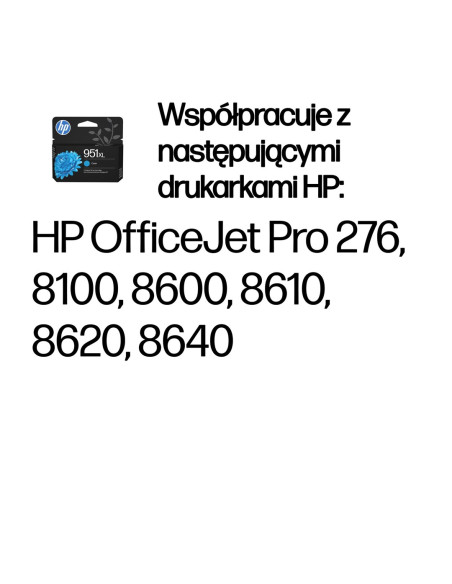 Ink Cartridge No 951 Xl Cyan/Es