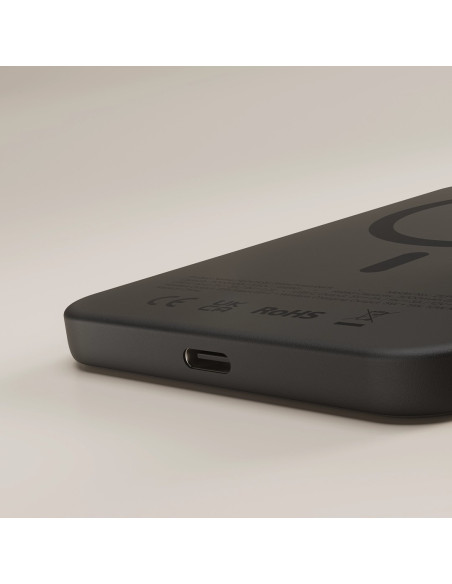 Zens Zepp06B/00 Bank Mocy 5000 Mah Bezprzewodowe Ładowanie Czarny