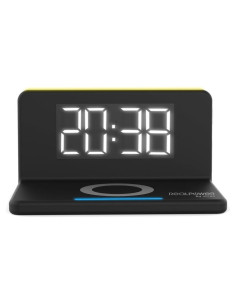 Realpower Chargeair Cyfrowy Budzik Czarny