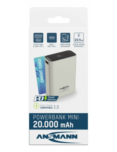 Ansmann Pb222Pd Litowo-Polimerowy (Lipo) 20000 Mah Biały