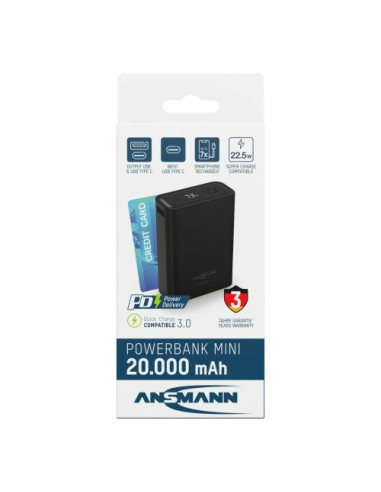 Ansmann Pb222Pd Litowo-Polimerowy (Lipo) 20000 Mah Czarny