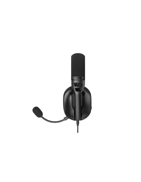 Hator Hyperpunk 3 Usb Zestaw Słuchawkowy Przewodowa Douszny Gaming Usb Type-C / Usb Type-A Czarny