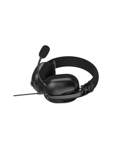 Hator Hyperpunk 3 Usb Zestaw Słuchawkowy Przewodowa Douszny Gaming Usb Type-C / Usb Type-A Czarny