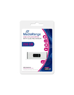 Mediarange Mr919 Pamięć Usb 256 Gb Usb Typu-A 3.2 Gen 1 (3.1 Gen 1) Czarny, Srebrny 2