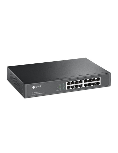 Tp-Link Tl-Sf1016Ds Przełącznik Sieciowy Nie Zarządzany Fast Ethernet (10/100) 1U Czarny
