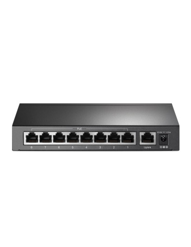 Tp-Link Tl-Sf1009P Przełącznik Sieciowy Nie Zarządzany Fast Ethernet (10/100) Obsługa Poe Czarny
