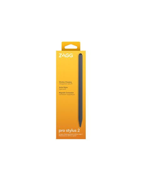 Rysik Zagg Pro Stylus 2, Tablet, Apple, Szary, Ipad Pro 11 I Ipad Pro 12.9, Pojemnościowy, Wbudowany