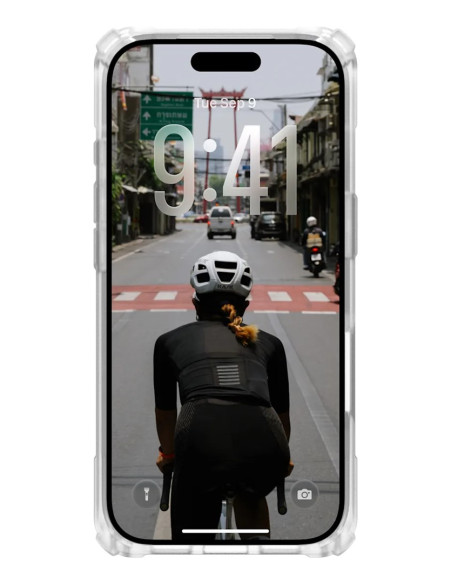 Urban Armor Gear 114527114G36 Pokrowiec Na Telefon Komórkowy 16 Cm (6.3") Tytan, Przezroczysty