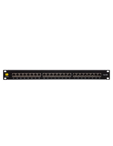 Patch Panel 19" Netrack 24-Porty Kat. 6A Ftp Wyposażony