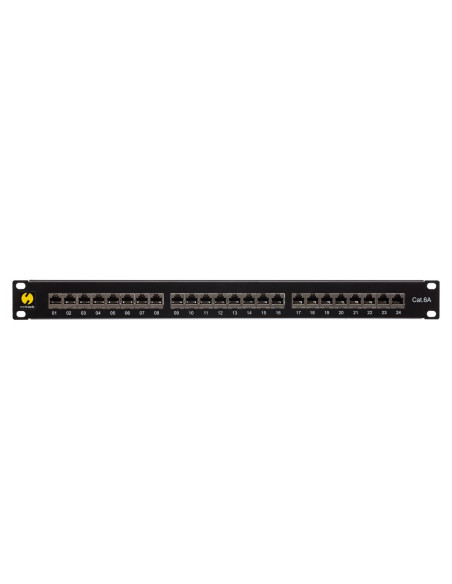 Patch Panel 19" Netrack 24-Porty Kat. 6A Ftp Wyposażony