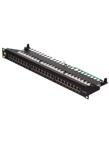 Patch Panel 19" Netrack 24-Porty Kat. 6A Ftp Wyposażony