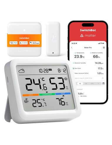 Switchbot Meter Pro Biały Lcd Bateria