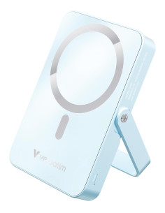 Powerbank Verbatim Charge 'N' Go Magnetic Wireless With Stand 10000Mah Usb-C Pd 3.0 Blue