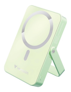 Powerbank Verbatim Charge 'N' Go Magnetic Wireless With Stand 10000Mah Usb-C Pd 3.0 Green