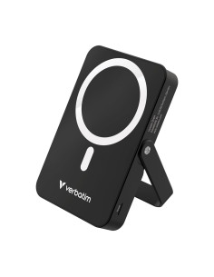 Powerbank Verbatim Charge 'N' Go Magnetic Wireless With Stand 10000Mah Usb-C Pd 3.0 Black