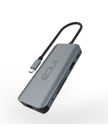 Inca Itpc-10Tx Huby I Koncentratory Usb Type-C 5000 Mbit/S Szary
