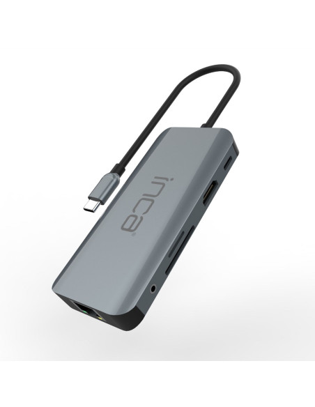 Inca Itpc-10Tx Huby I Koncentratory Usb Type-C 5000 Mbit/S Szary