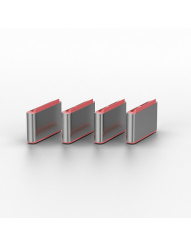 Lindy 40425 Bloker Portów Blokada Portu + Klucz Usb Type-C Różowy 5 Szt.