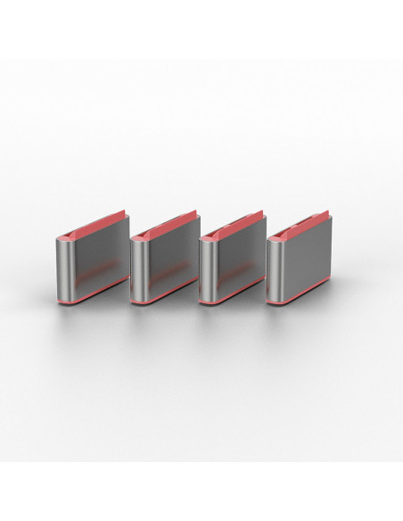 Lindy 40425 Bloker Portów Blokada Portu + Klucz Usb Type-C Różowy 5 Szt.