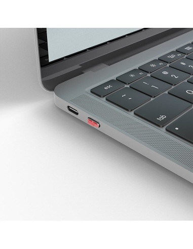 Lindy 40425 Bloker Portów Blokada Portu + Klucz Usb Type-C Różowy 5 Szt.