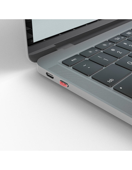 Lindy 40425 Bloker Portów Blokada Portu + Klucz Usb Type-C Różowy 5 Szt.