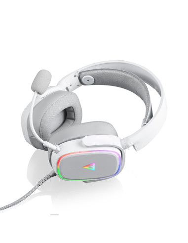 Modecom Volcano Mc-899 Prometheus Białe Słuchawki Nagłowne Z Mikrofonem