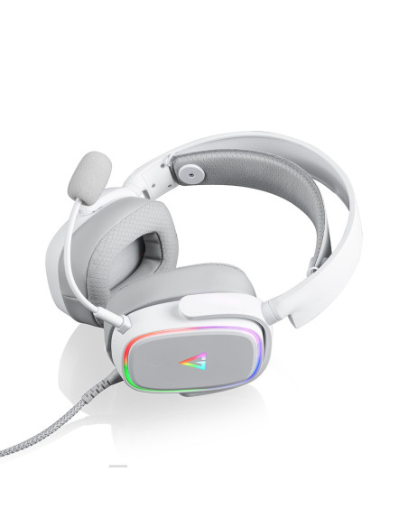 Modecom Volcano Mc-899 Prometheus Białe Słuchawki Nagłowne Z Mikrofonem