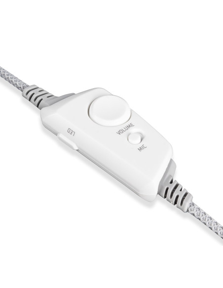 Modecom Volcano Mc-899 Prometheus Białe Słuchawki Nagłowne Z Mikrofonem
