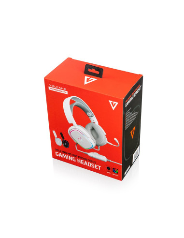 Modecom Volcano Mc-899 Prometheus Białe Słuchawki Nagłowne Z Mikrofonem