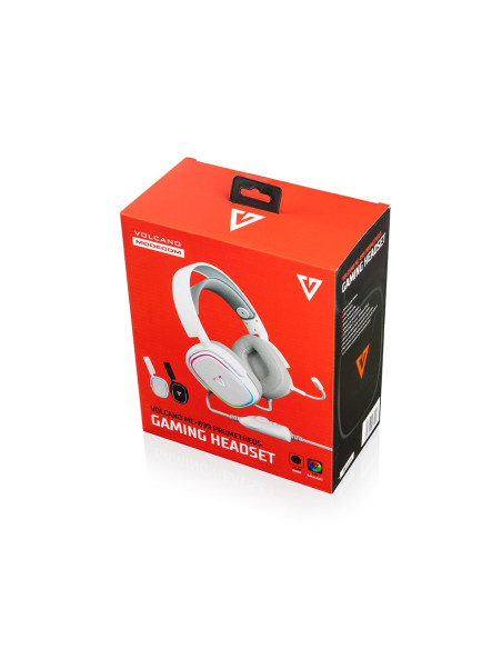 Modecom Volcano Mc-899 Prometheus Białe Słuchawki Nagłowne Z Mikrofonem