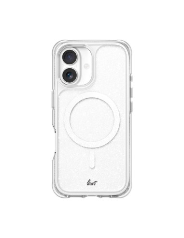Laut Aero Sparkle Pokrowiec Na Telefon Komórkowy 16 Cm (6.3") Srebrny, Przezroczysty
