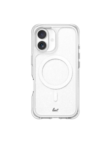 Laut Aero Sparkle Pokrowiec Na Telefon Komórkowy 16 Cm (6.3") Srebrny, Przezroczysty