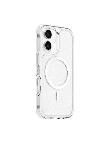 Laut Aero Sparkle Pokrowiec Na Telefon Komórkowy 16 Cm (6.3") Srebrny, Przezroczysty
