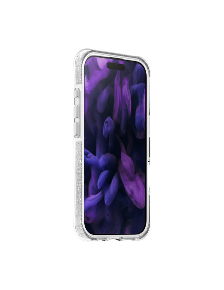 Laut Aero Sparkle Pokrowiec Na Telefon Komórkowy 16 Cm (6.3") Srebrny, Przezroczysty