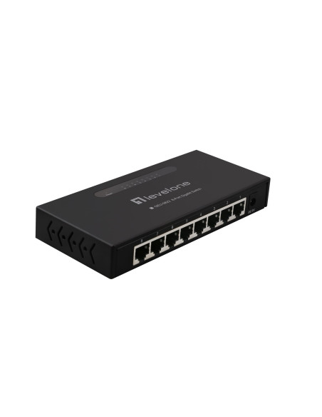 Levelone Geu-0822 Przełącznik Sieciowy Nie Zarządzany Gigabit Ethernet (10/100/1000) Czarny