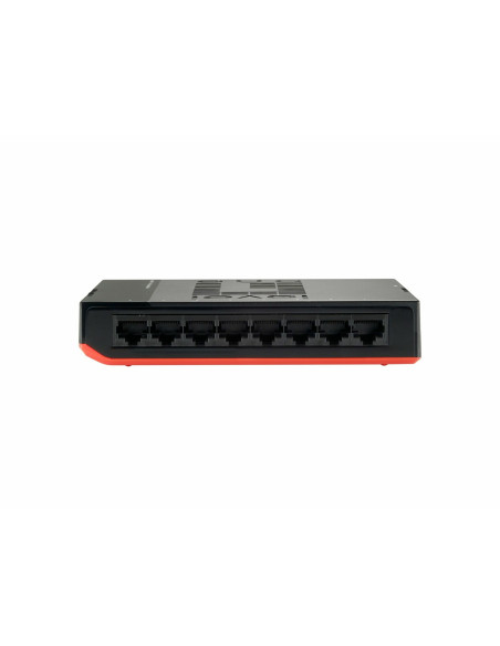 Levelone Gsw-0807 Przełącznik Sieciowy Nie Zarządzany Gigabit Ethernet (10/100/1000) Czarny, Czerwony