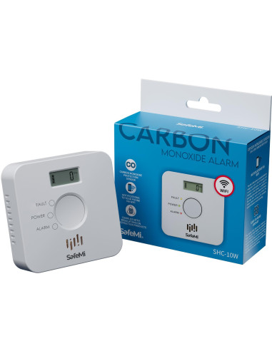 Safemi Czujnik Dymu - Wifi - Gwarancja 3 Lata Shc-10W