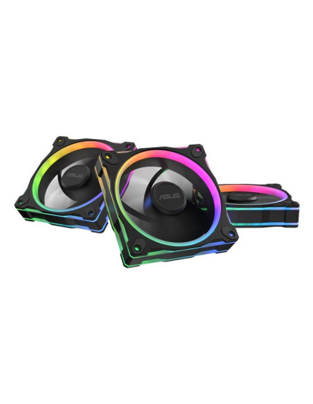 Asus Prime Mr120 Fan Argb Reverse Black 3In1 Obudowa Komputera Wentylator 12 Cm Czarny 3 Szt.