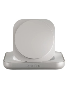 Zens Zesc20W/00 Ładowarka Do Urządzeń Przenośnych Słuchawki, Smartfon, Oglądaj Biały, Srebrny Usb Bezprzewodowe Ładowanie Szybki